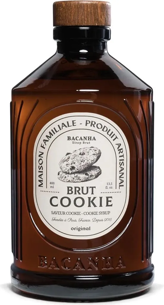 Bacanha Cookie Sirup 400 ml - Französischer Keksgenuss in jeder Flasche