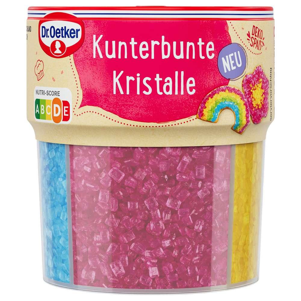Baking decoration, colorful crystals