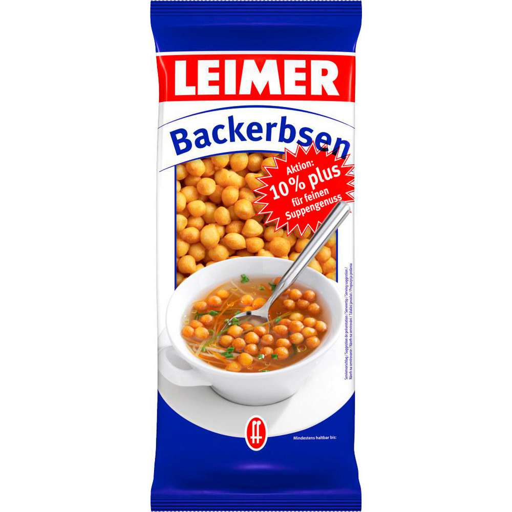 Baking peas + 10%