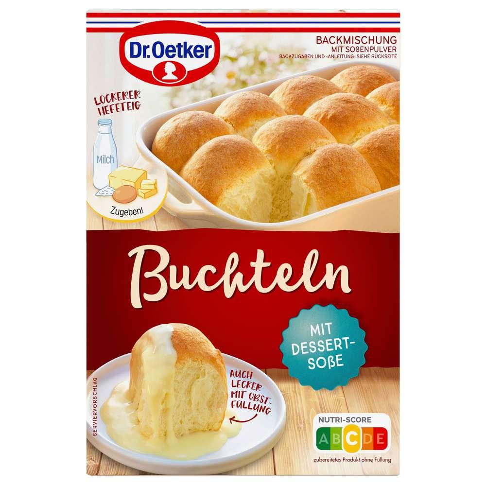 Buchteln baking mix with dessert sauce