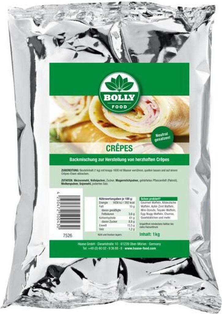 Baking mix Crêpes neutral 1 kg bag