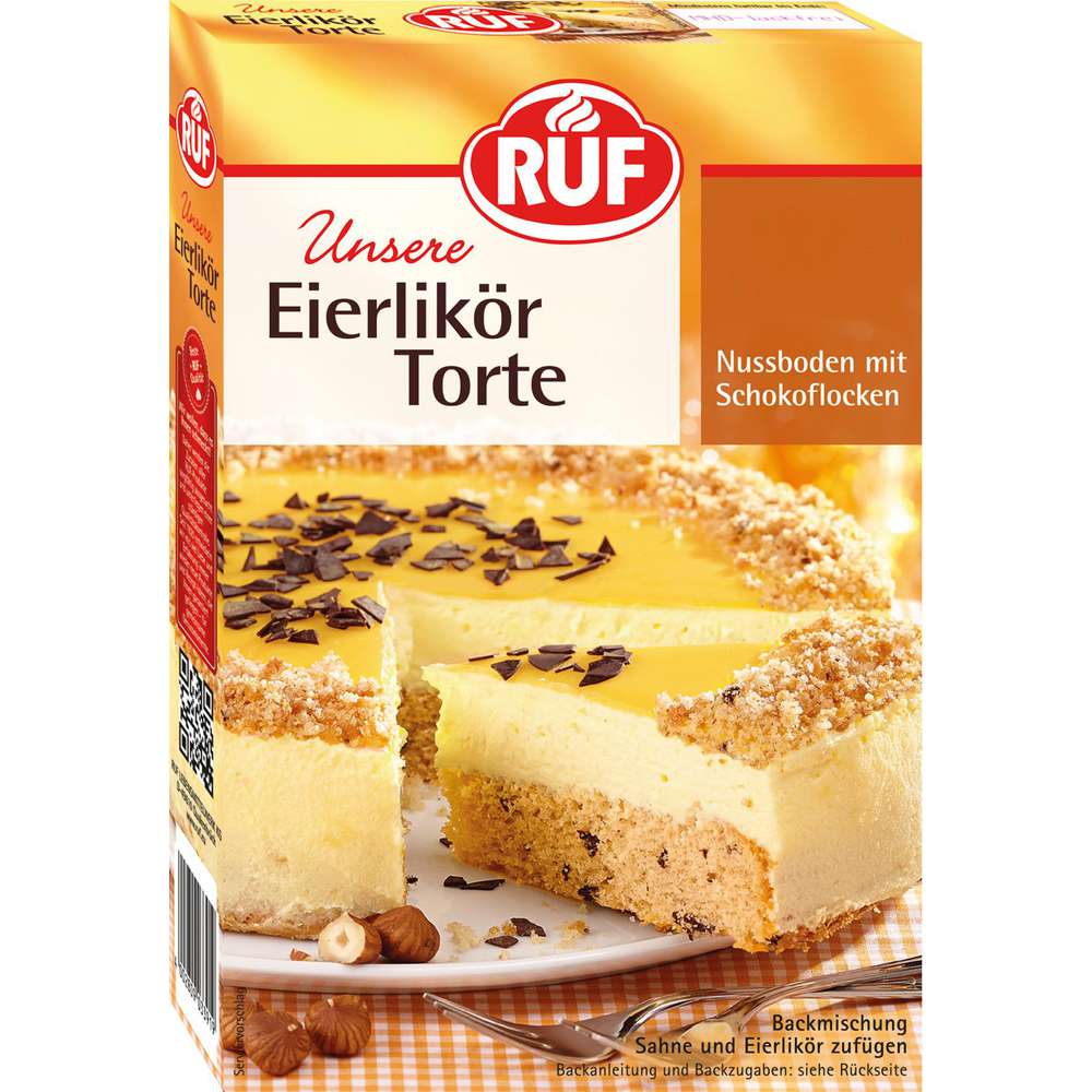 Baking mix, eggnog cake