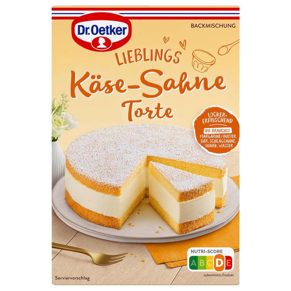 Baking mix, cheese and cream cake