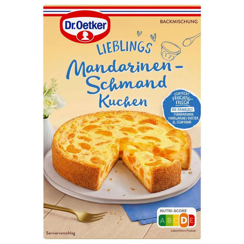 Mandarin sour cream cake mix