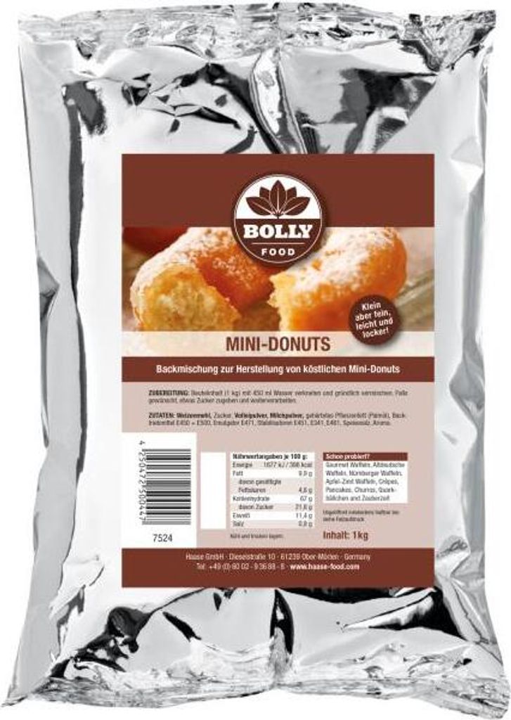 Baking mix mini donuts 1 kg bag