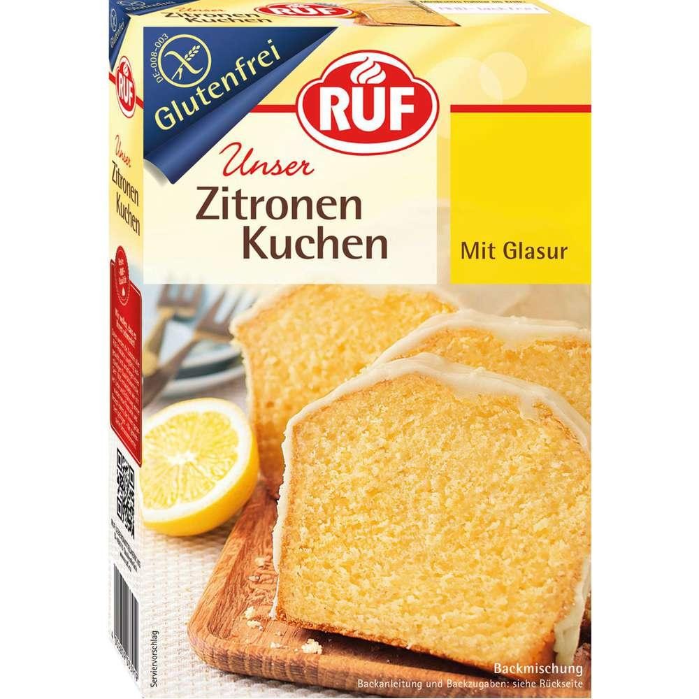 Lemon cake mix with icing