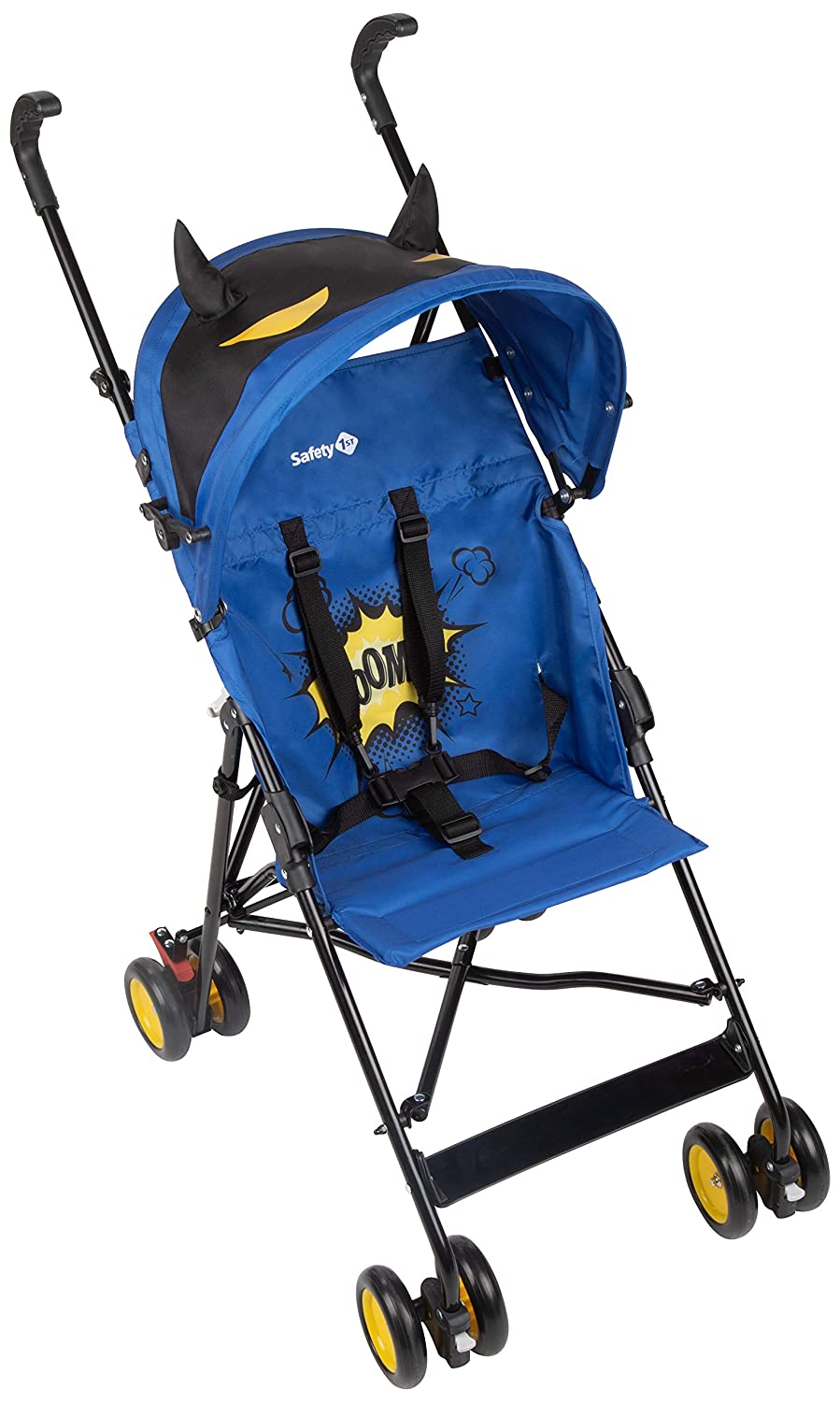 Safety 1st Buggy, Crazy Peps with Funny Sun Canopy, Compact and Manoeuvrable Pushchair, Ideal for On the Go, Can be Used from Approx. 6 Months - Up to Max. 15 kg, Super Blue (Blue)
