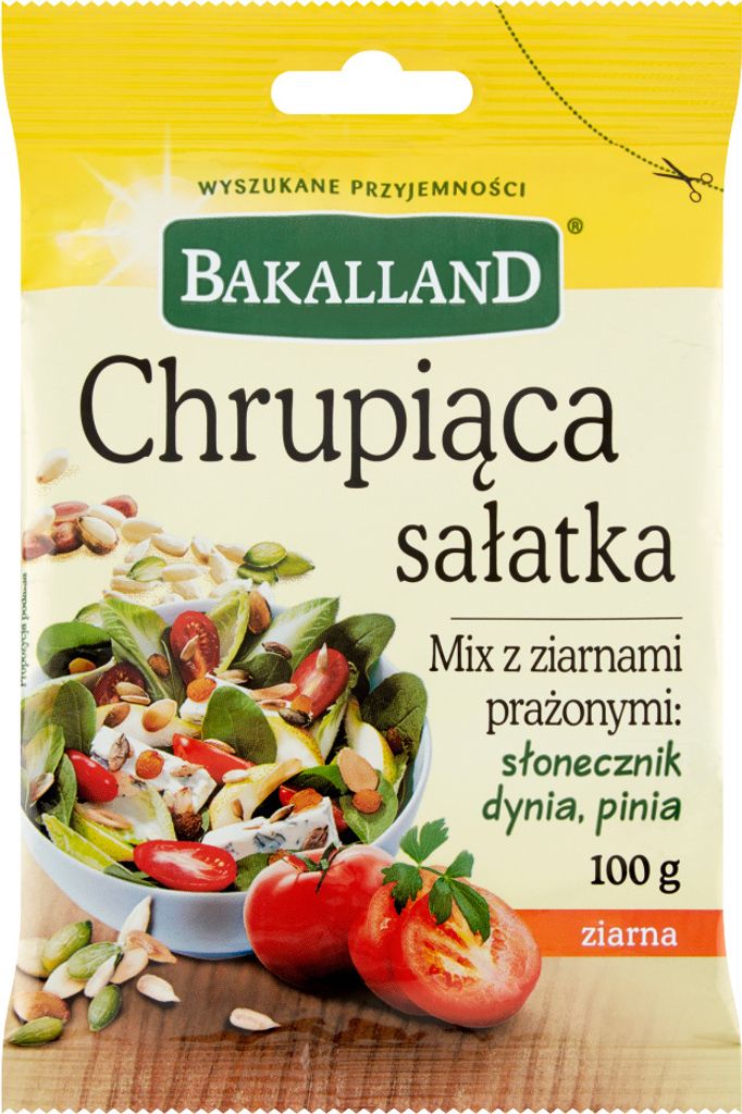 Bakalland Crispy Mixed Salad with Roasted Seeds Sunflower Pumpkin Pine 100 G