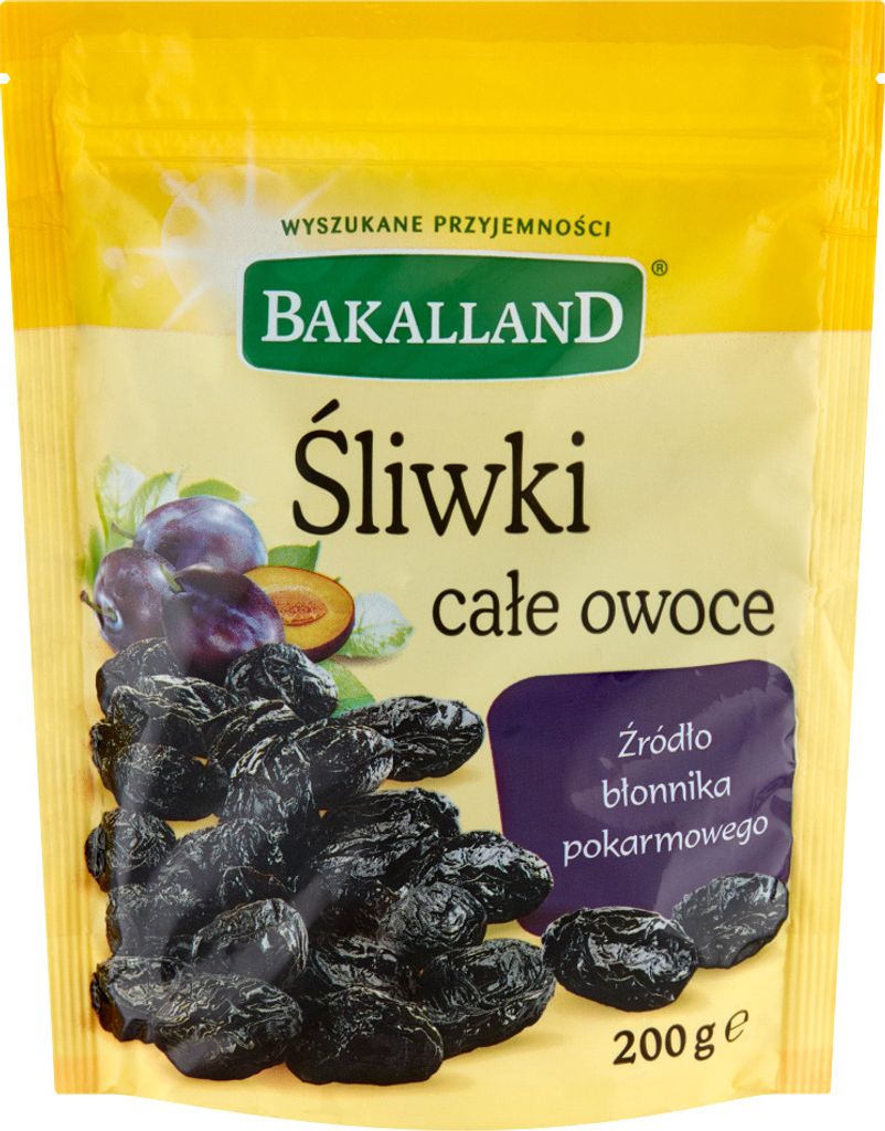 Bakalland Śliwki Całe Owoce 200 G