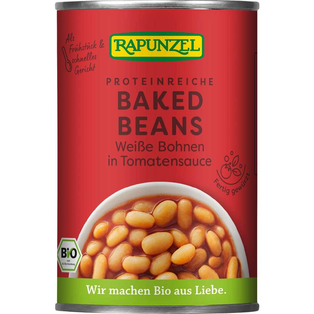 Baked beans in a can