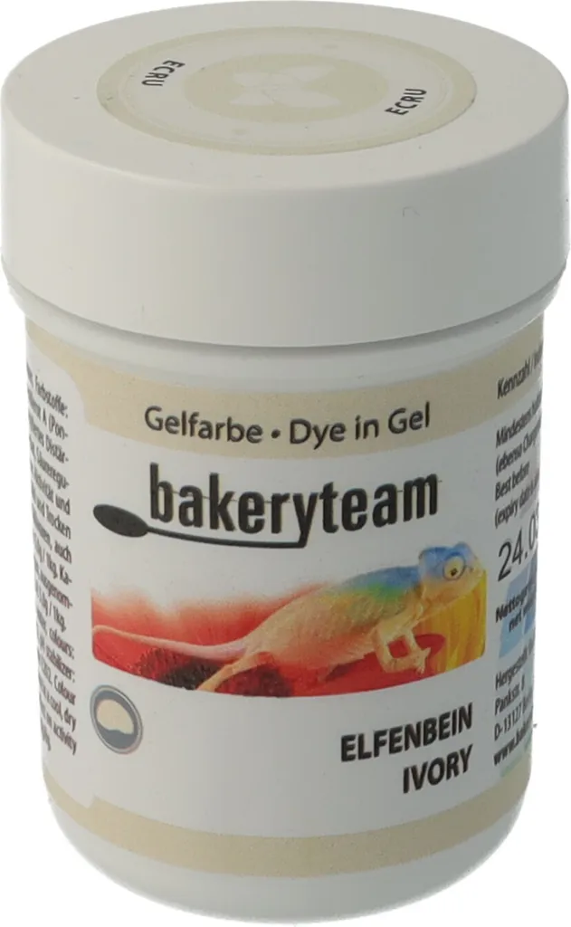bakeryteam food coloring 35g ivory