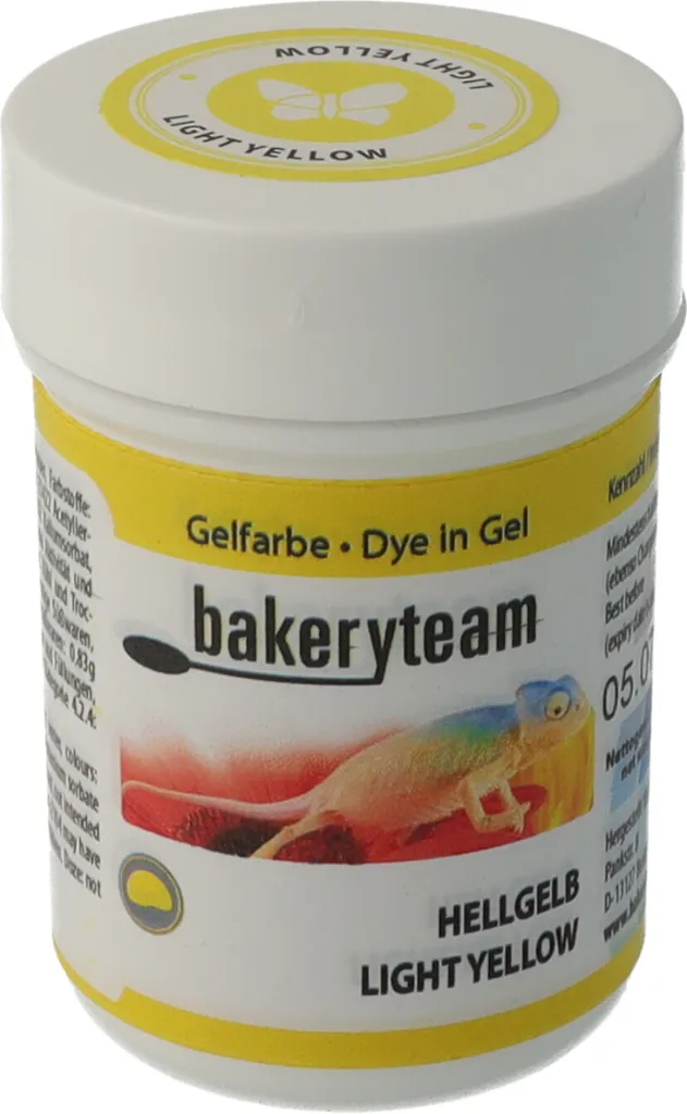 bakeryteam food coloring 35g Light Yellow
