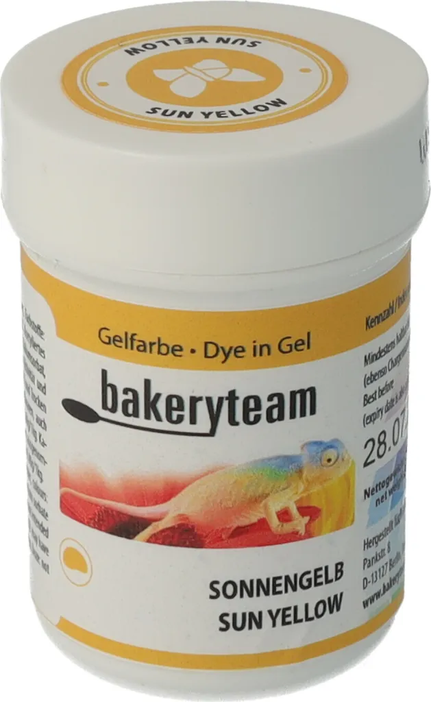 bakeryteam food coloring 35g Sun Yellow