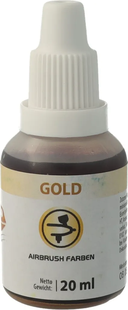 bakeryteam Food Colors Airbrush New Gold 20 ml