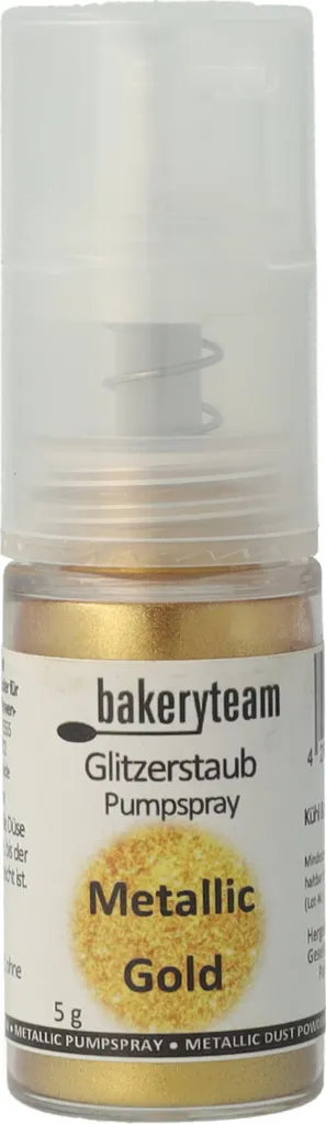 bakeryteam Metallic Dust Gold Pump Powder 5 g