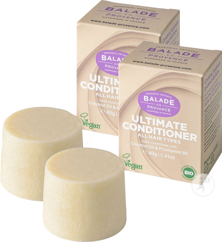 Balade En Provence Solid Conditioner All Hair Types Organic 2x40g Promo 2nd Item -50%