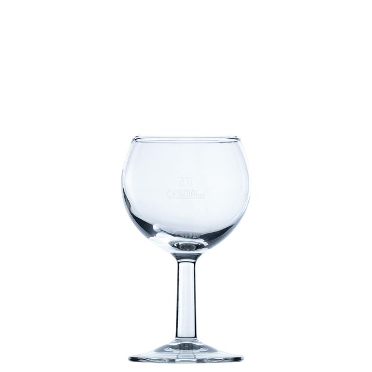 Balloon white wine 19 cl with filling line 0.1 ltr. |-|, contents: 190 ml, D: 77 mm, H: 130 mm