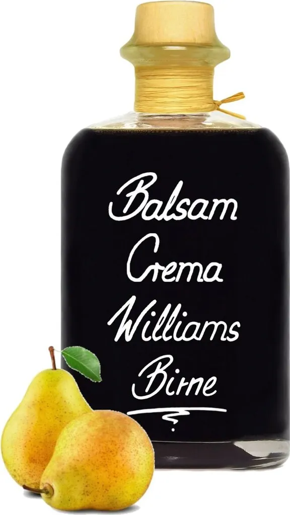 Balsamic Cream Pear 0.5L 3% acid with original Crema di Aceto Balsamico di Modena IGP.