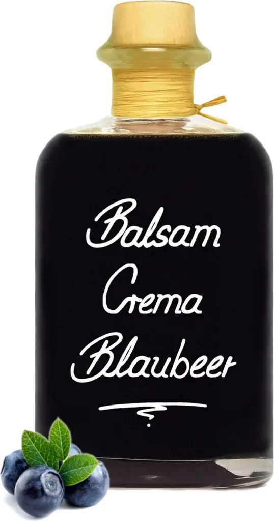 Balsamic Cream Blueberry 1L 3% Acid With original Crema di Aceto Balsamico di Modena IGP.