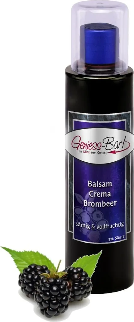 Balsamic Cream Blackberry 0.26L 3% acid with original Crema di Aceto Balsamico di Modena IGP