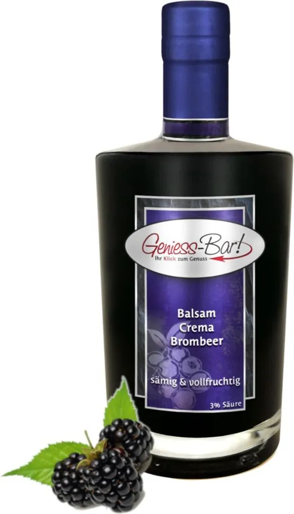 Balsamic Cream Blackberry 0.35L 3% acid with original Crema di Aceto Balsamico di Modena IGP