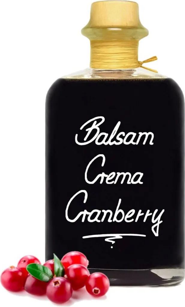 Balsamic Cream Cranberry 0.7L 3% acid with original Crema di Aceto Balsamico di Modena IGP