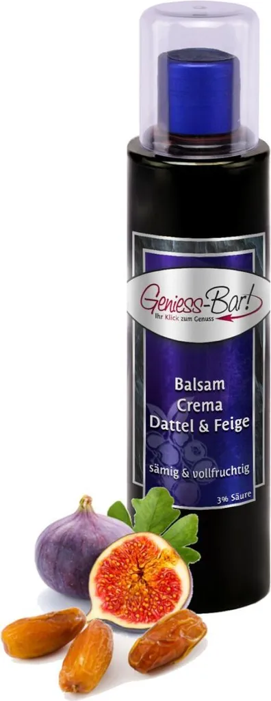 Balsamic Cream Date & Fig 0.26L 3% acidity with original Crema di Aceto Balsamico di Modena IGP
