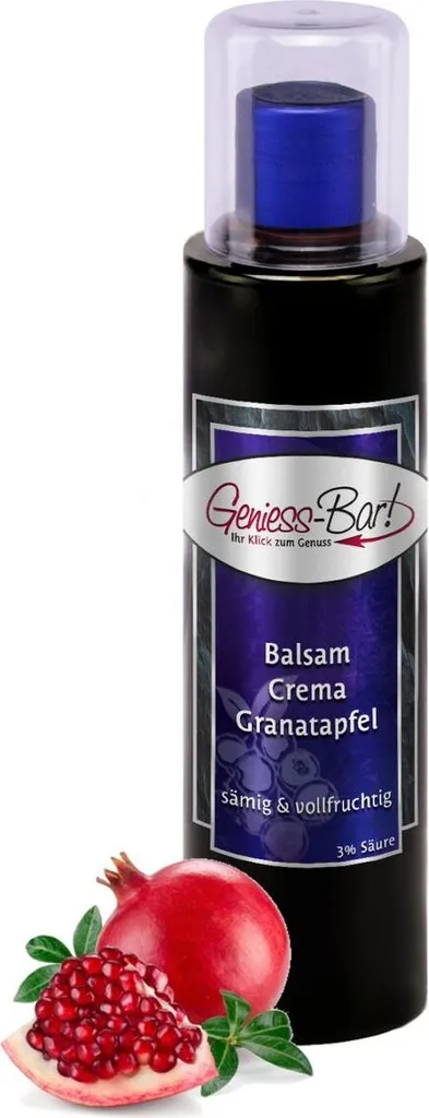 Balsamic Cream Pomegranate 0.26L 3% acid with original Crema di Aceto Balsamico di Modena IGP