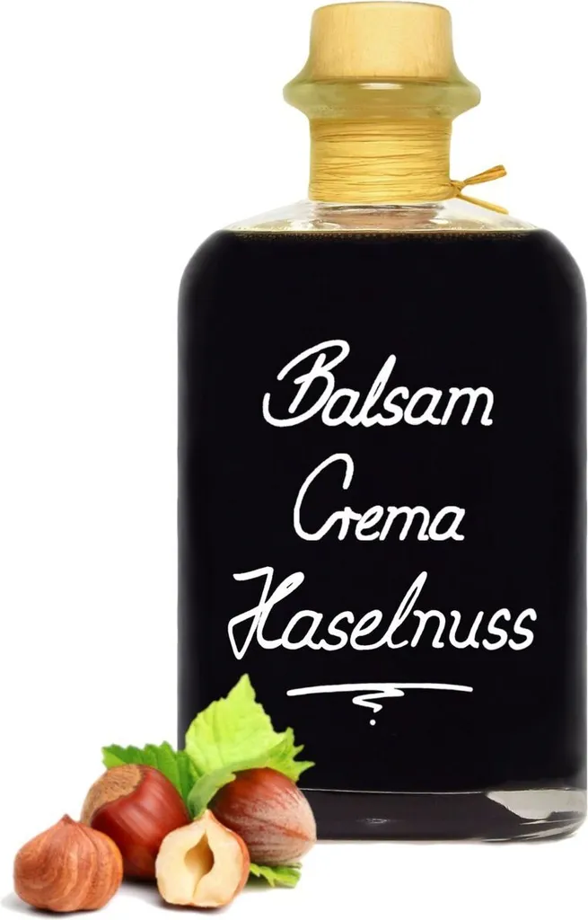 Balsamic Cream Hazelnut 1L with original Cream of Balsamic Vinegar of Modena IGP. 3% acidity.