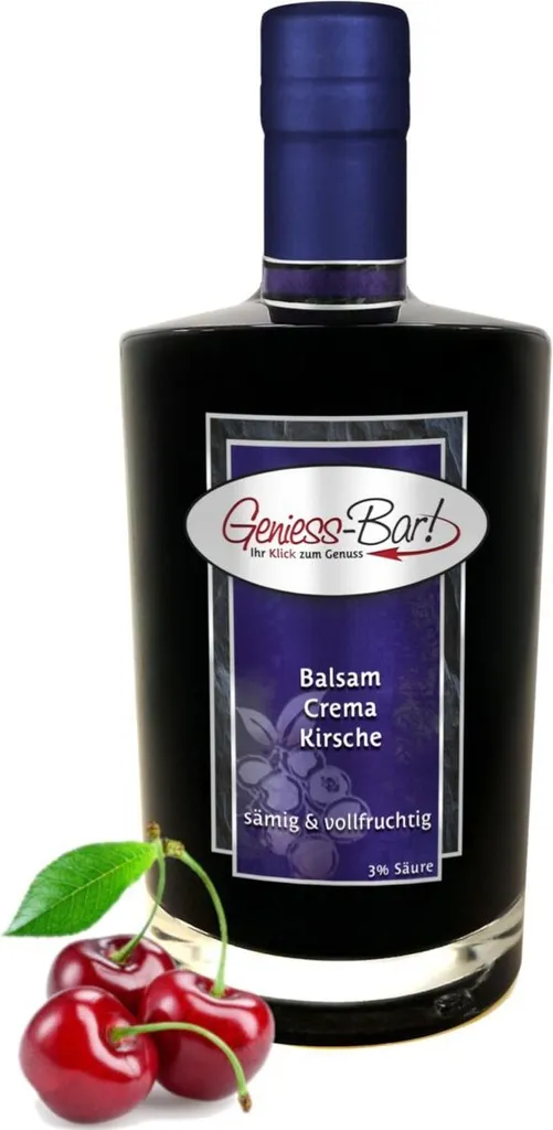 Balsamic Cream Cherry 0.35L 3% acid with original Crema di Aceto Balsamico di Modena IGP
