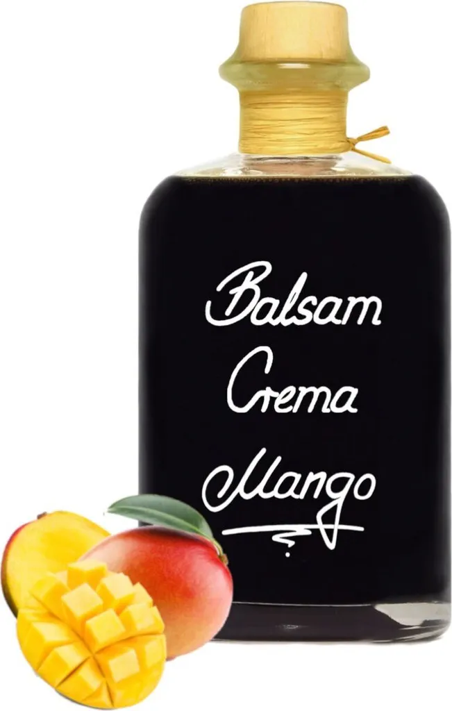 Balsamic Cream Mango 1L 3% Acid With original Crema di Aceto Balsamico di Modena IGP.