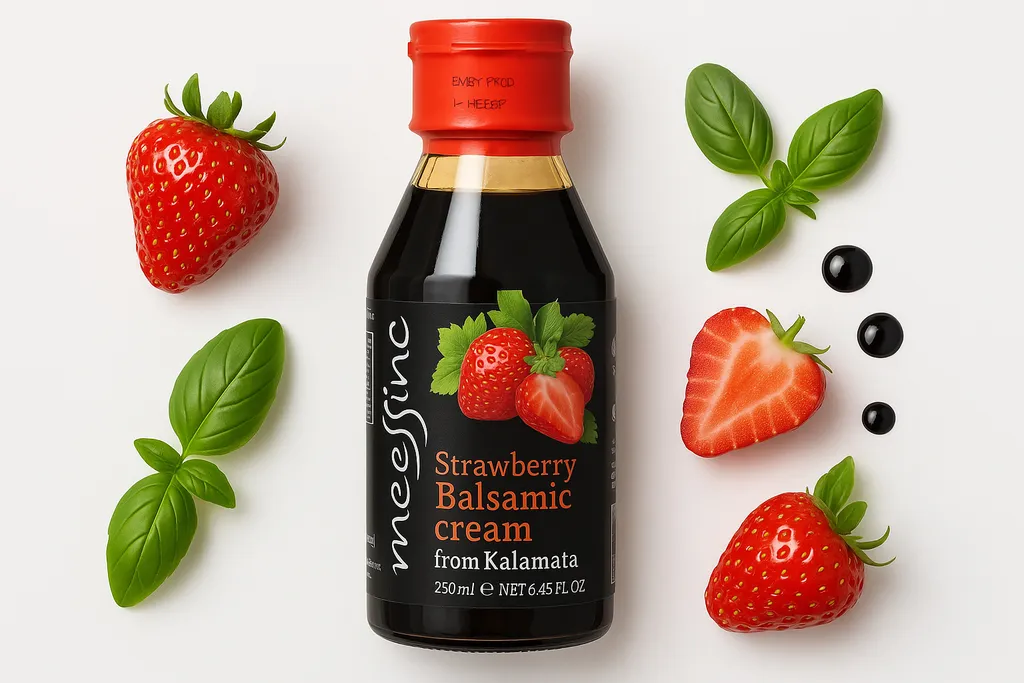 Balsamic cream with strawberries 0.25 l - Papadeas Messino
