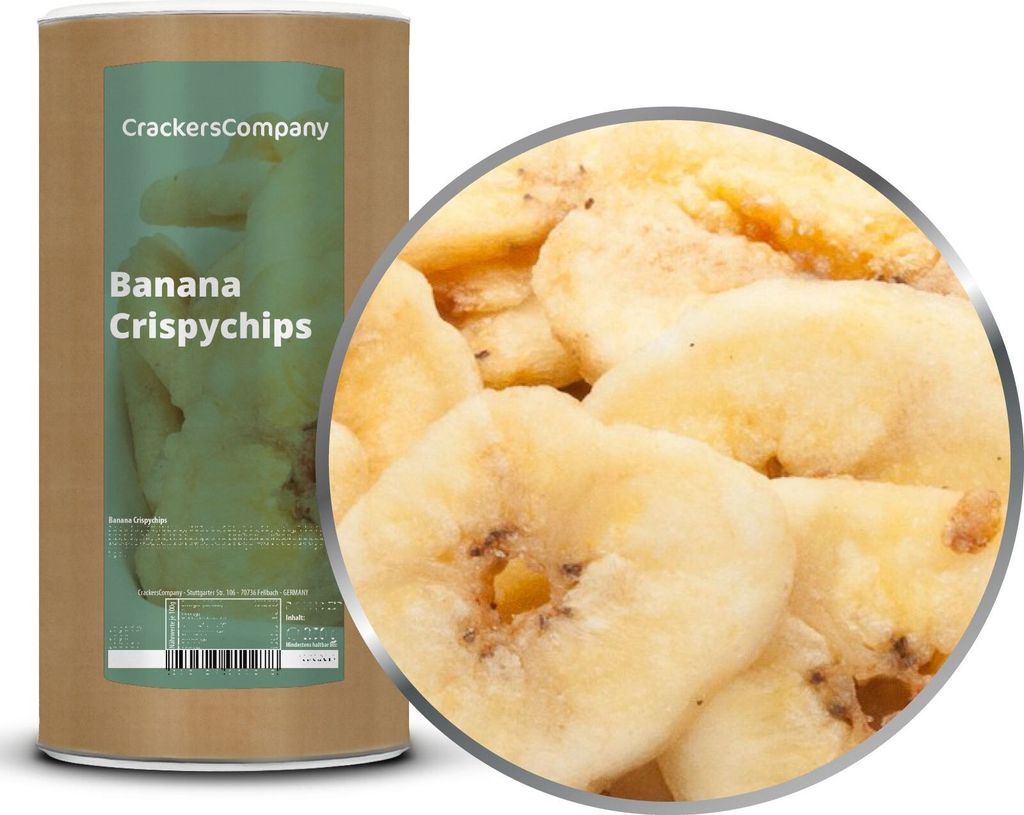 BANANA CRISPYCHIPS membrane can large 400g