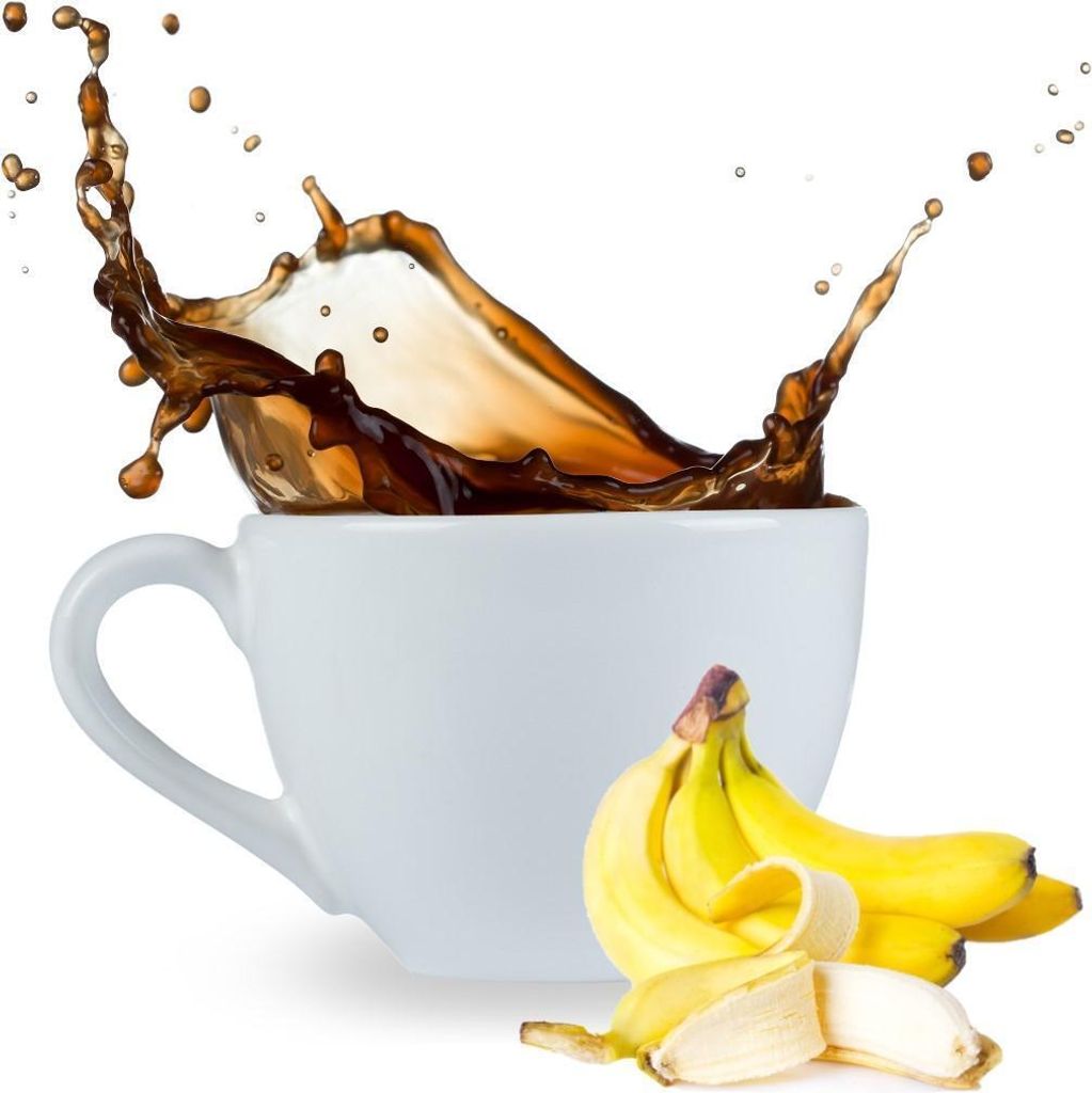Banane Kaffee gemahlen Kaffeepulver 200 g