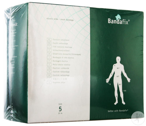 Bandafix Halenca Tubular Mesh Bandage Dispenser 25m Size 5 Pieces 1 (Pal205)