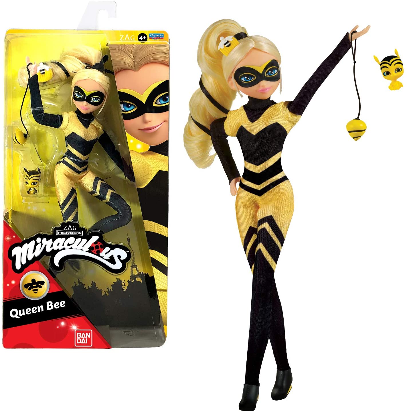 Bandai P50003 Miraculous Ladybug - Dressing Doll 26 Cm - Queen Bee
