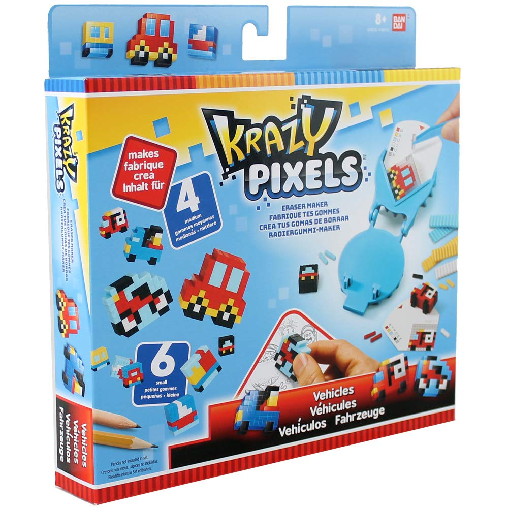 Bandai - Pretty Pixels - Krazy Pixels - Eraser Factory - Starter Kit - Them