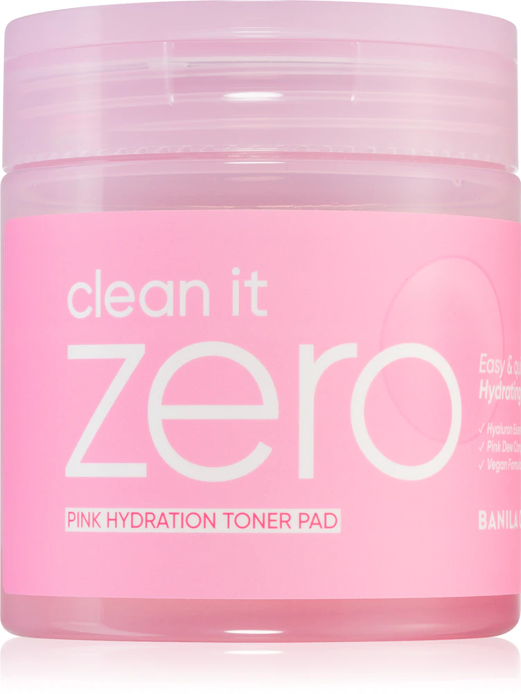 Banila Co. clean it zero Pink Hydration Toner Pad toning pads with a moisturizing effect