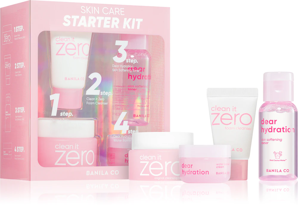 Banila Co. Skin Care Starter Kit Gift Set for Intensive Hydration