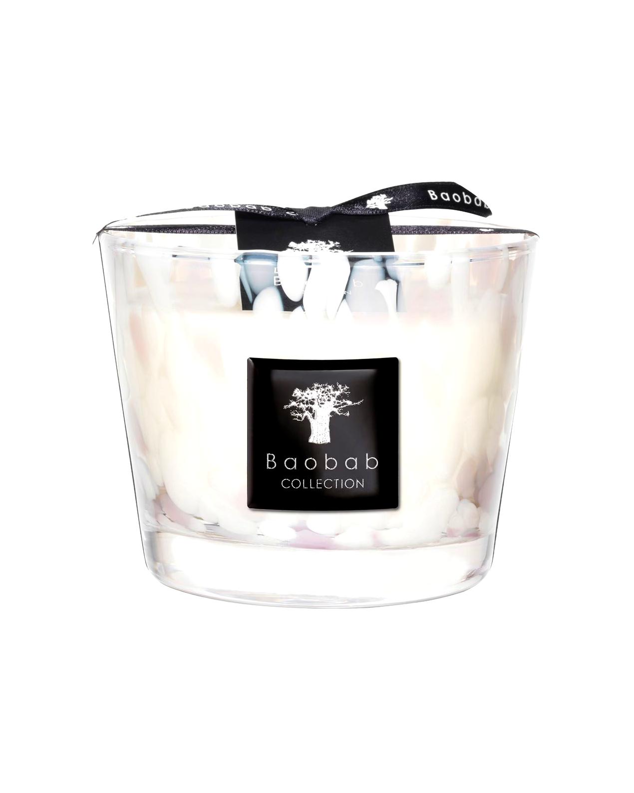 Baobab Collection candle scented candle Pearls White