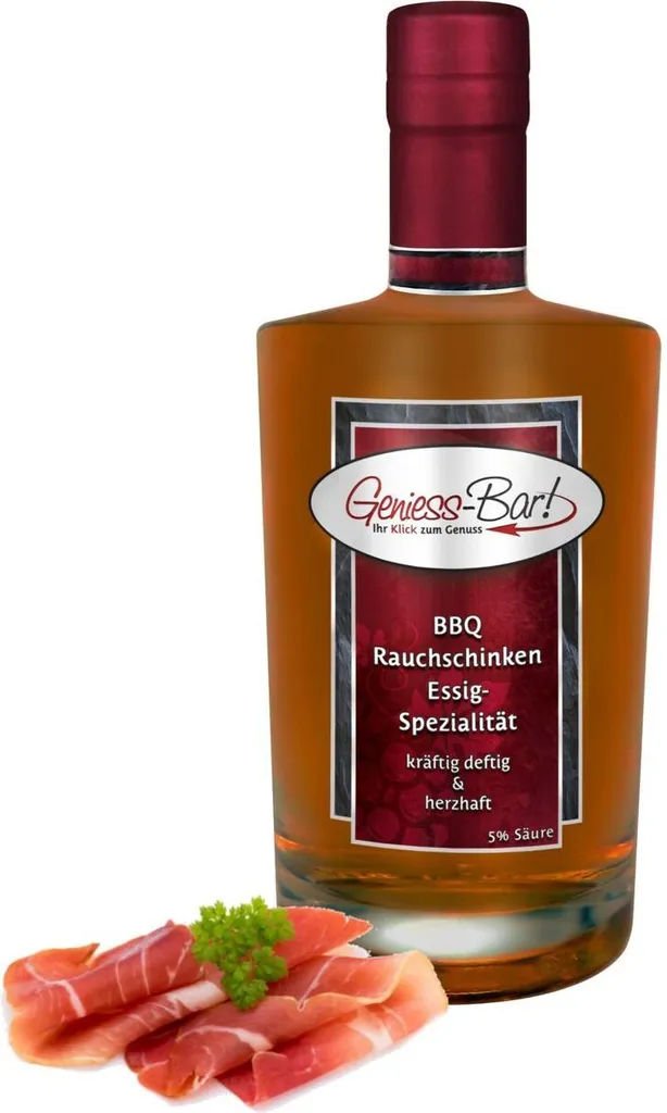 Barbecue BBQ Smoke Ham Balsamic Vinegar - Specialty 0.35L strong, hearty & savory 5% acidity