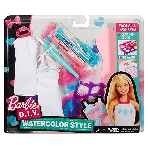 Mattel Barbie Watercolor Style Blue And Pink Assort A