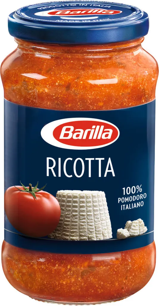 Barilla Ricotta Sauce Pomodore mit Tomaten und Ricotta Style 400g