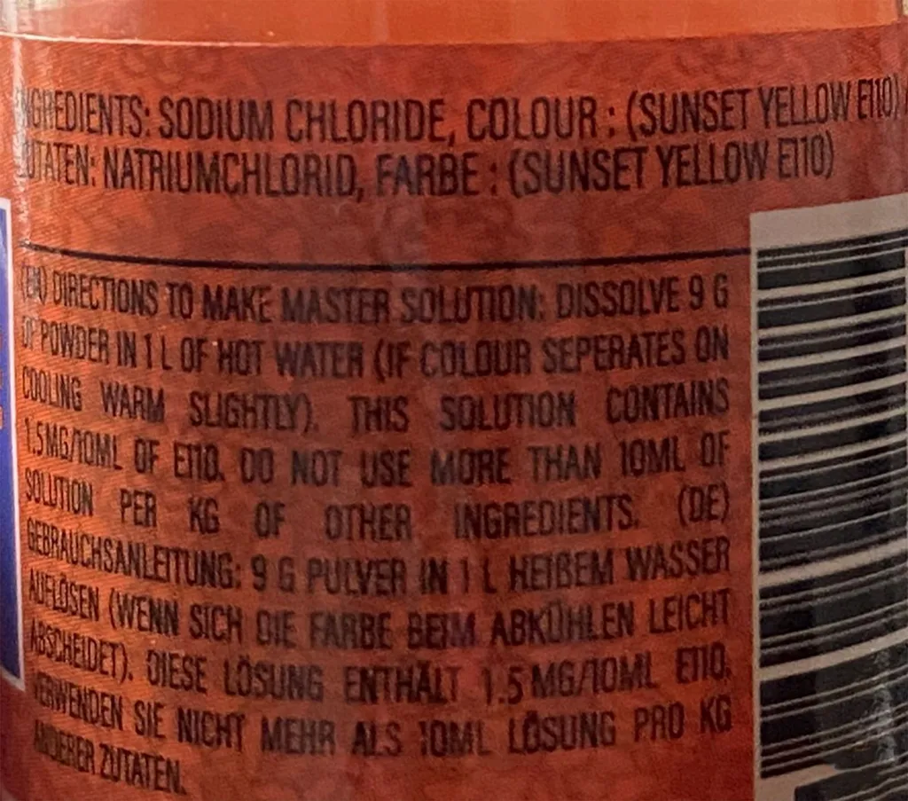 Barkat Food Coloring Orange Powder 25g