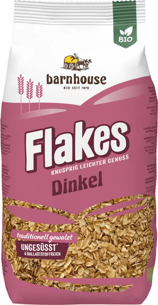 Barnhouse Dinkel Flakes -- 200g