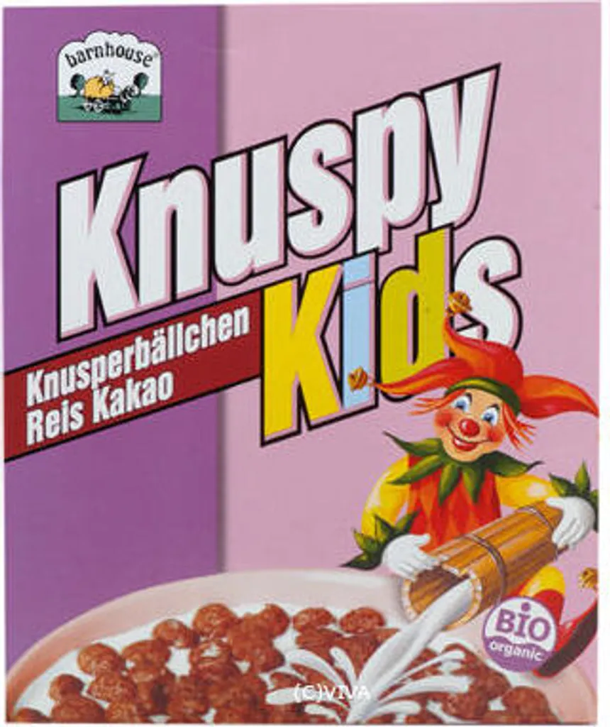 Barnhouse Knuspy Kids Reis Kakaobällchen 250g