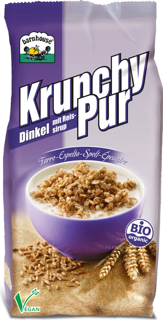 Barnhouse - Krunchy Dinkel alternativ gesüßt - 750 g