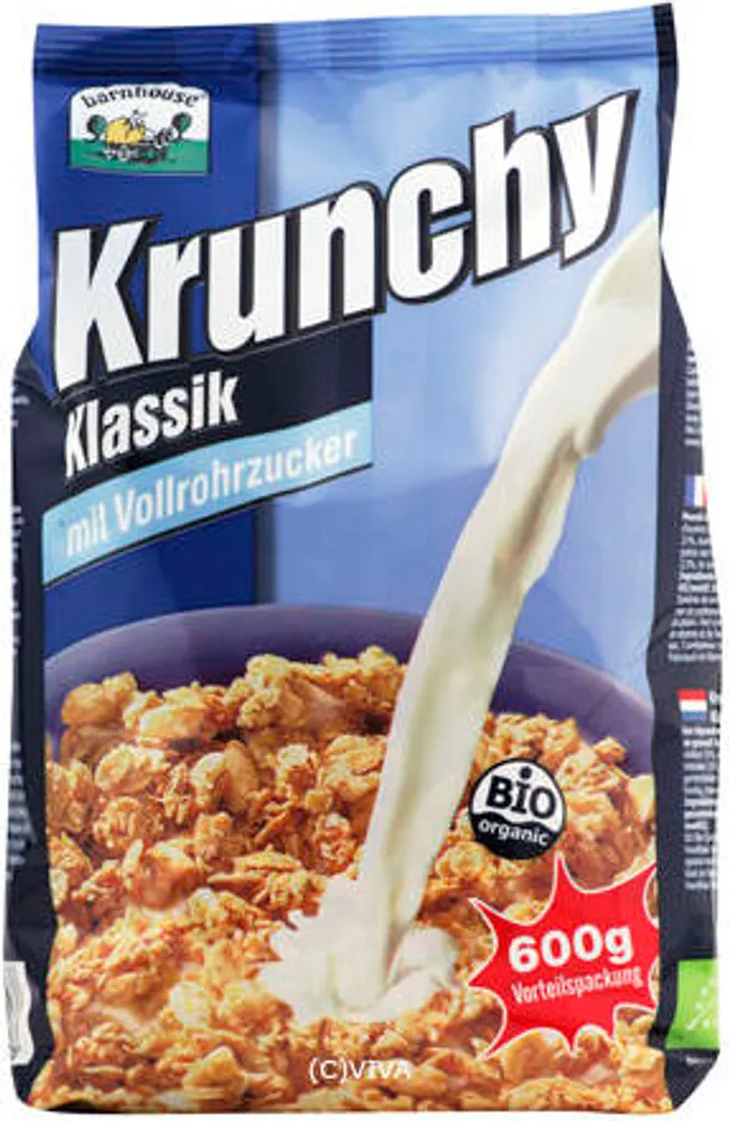 Barnhouse Krunchy Klassik Hafer -- 600g