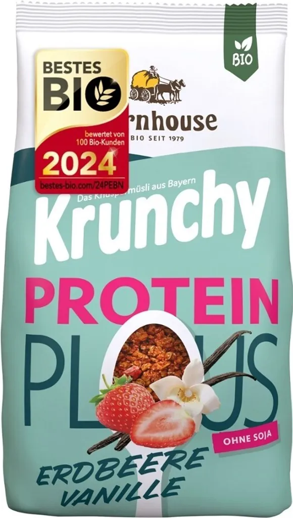 Barnhouse Krunchy Plus Protein -- 325g