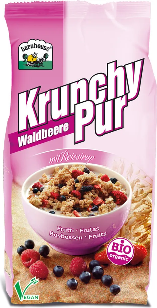 Barnhouse Krunchy Waldbeere375g